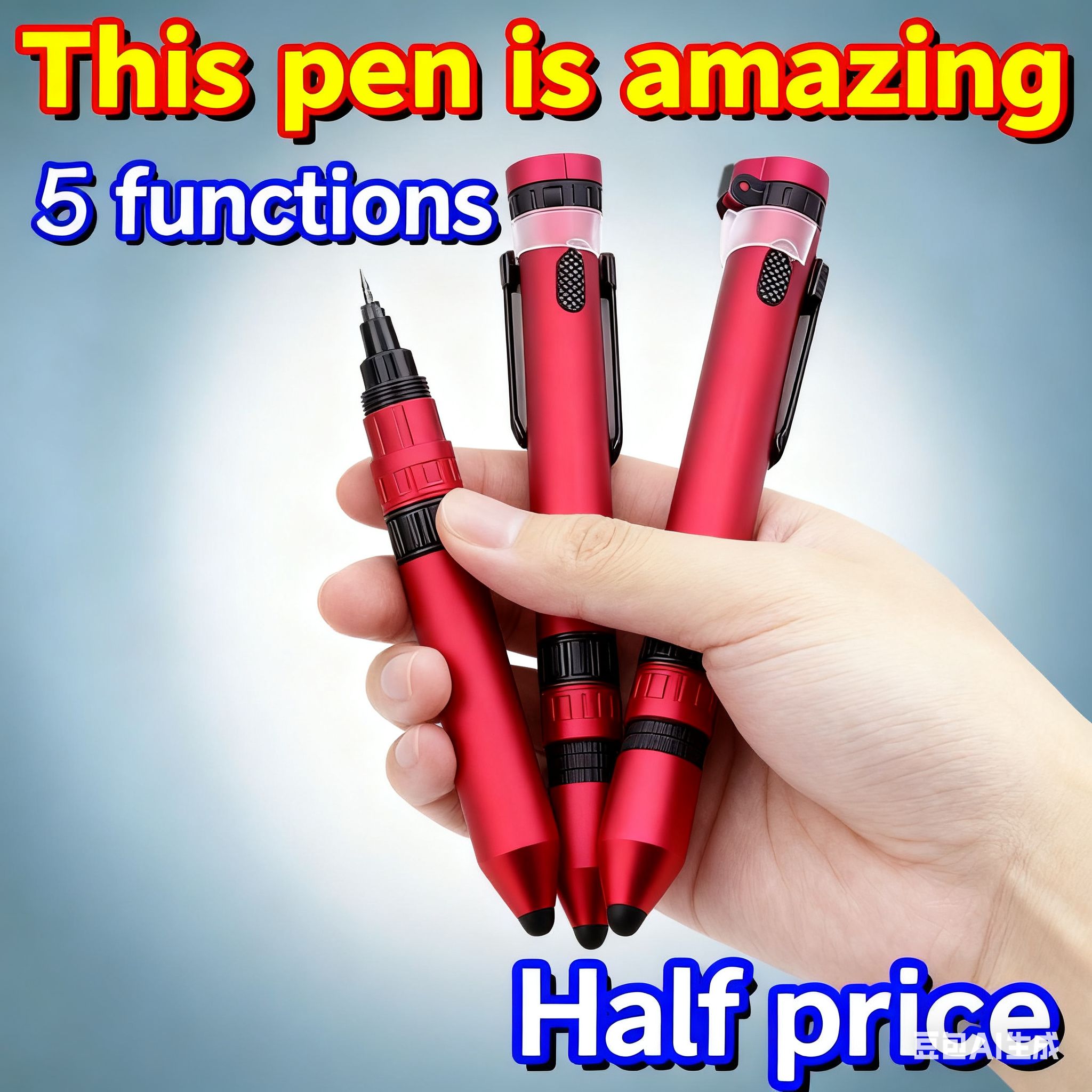 Fashionable multi-function decorative pen