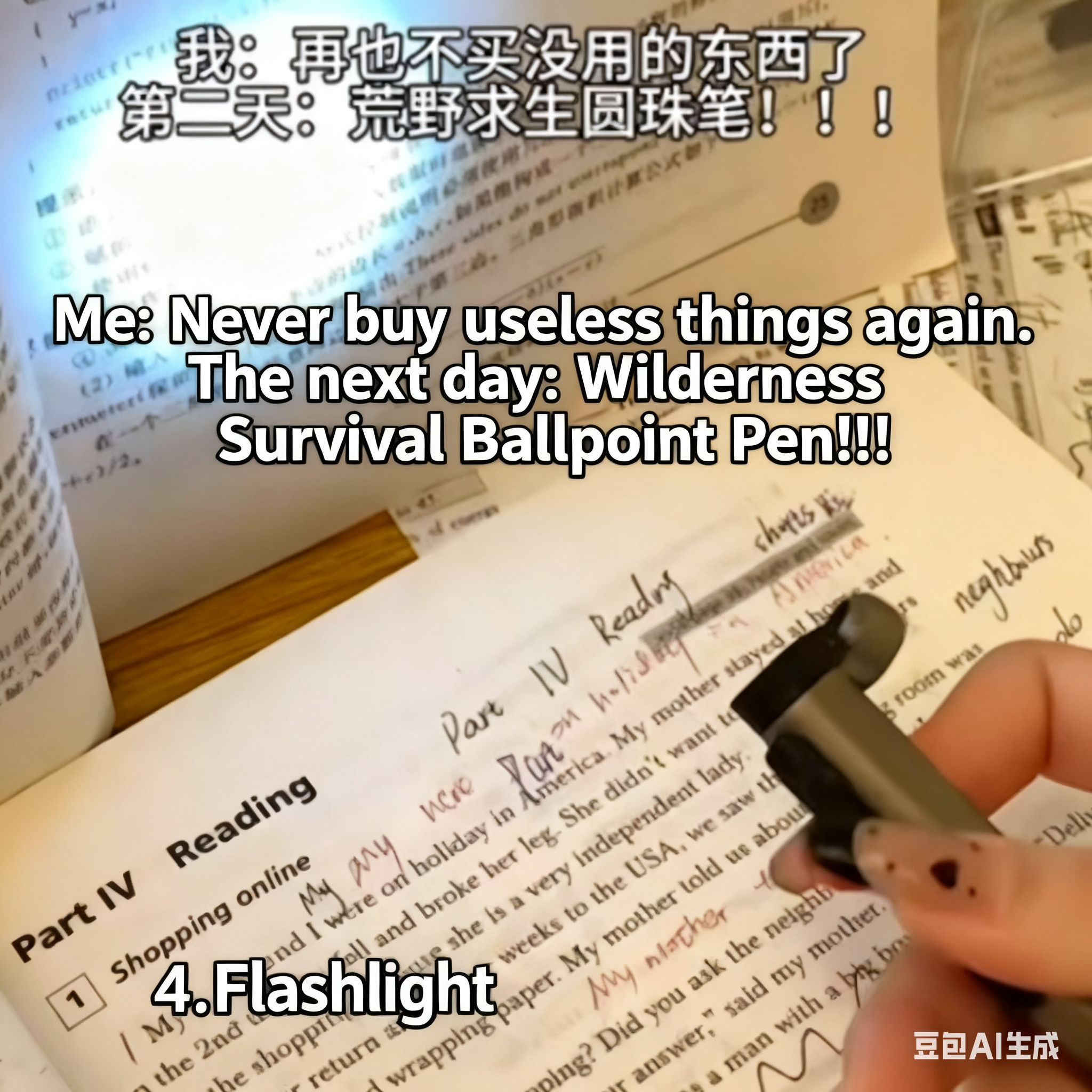 Fashionable multi-function decorative pen