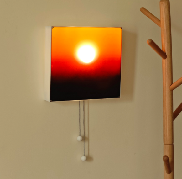 Sunrise and sunset ambient light