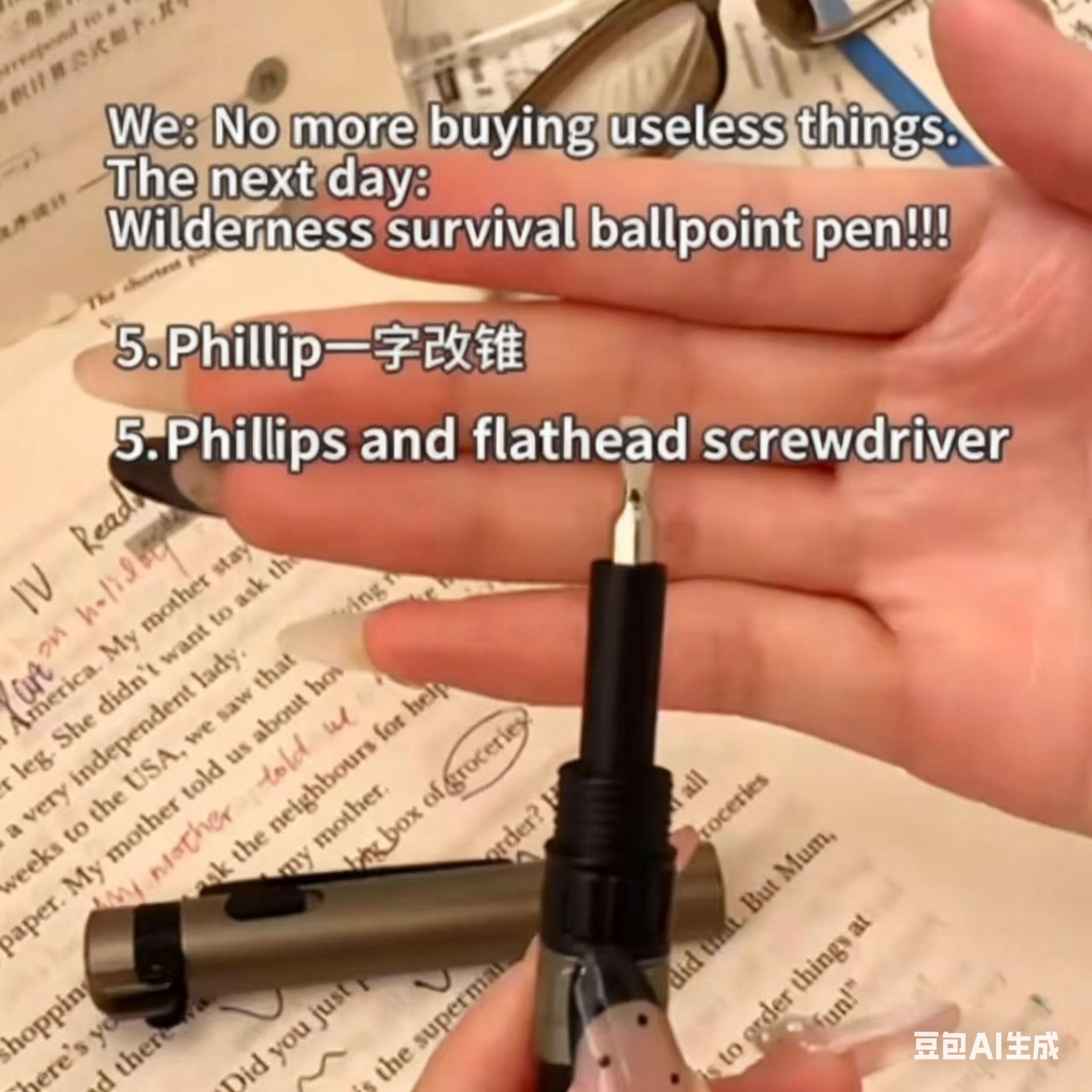 Fashionable multi-function decorative pen