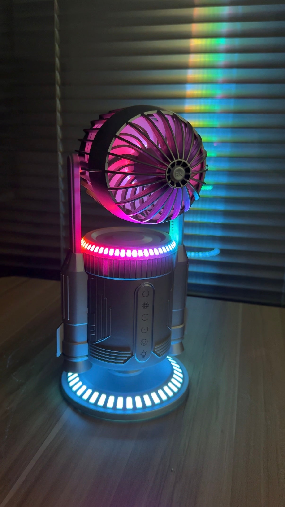 Multifunctional rocket fan