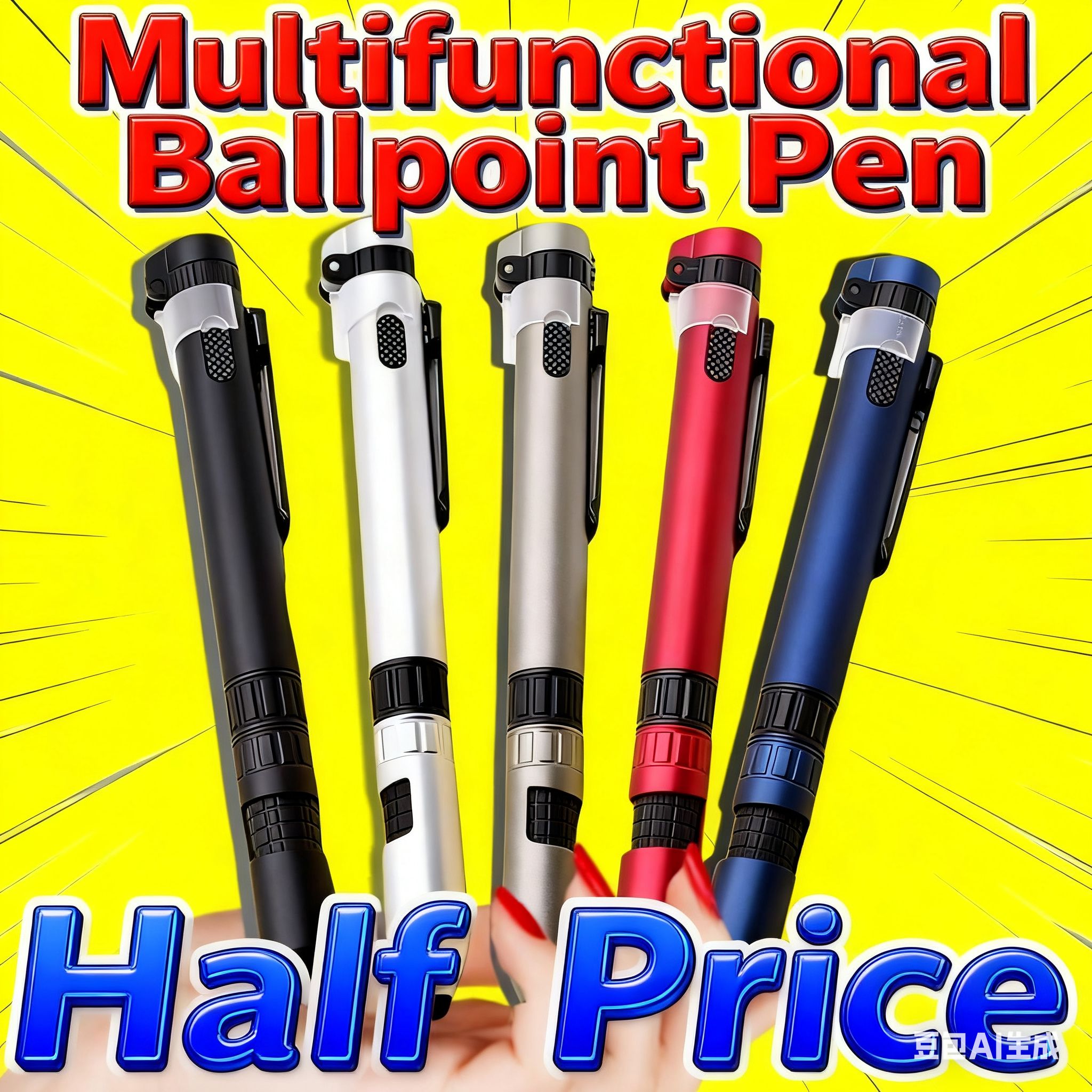 Fashionable multi-function decorative pen