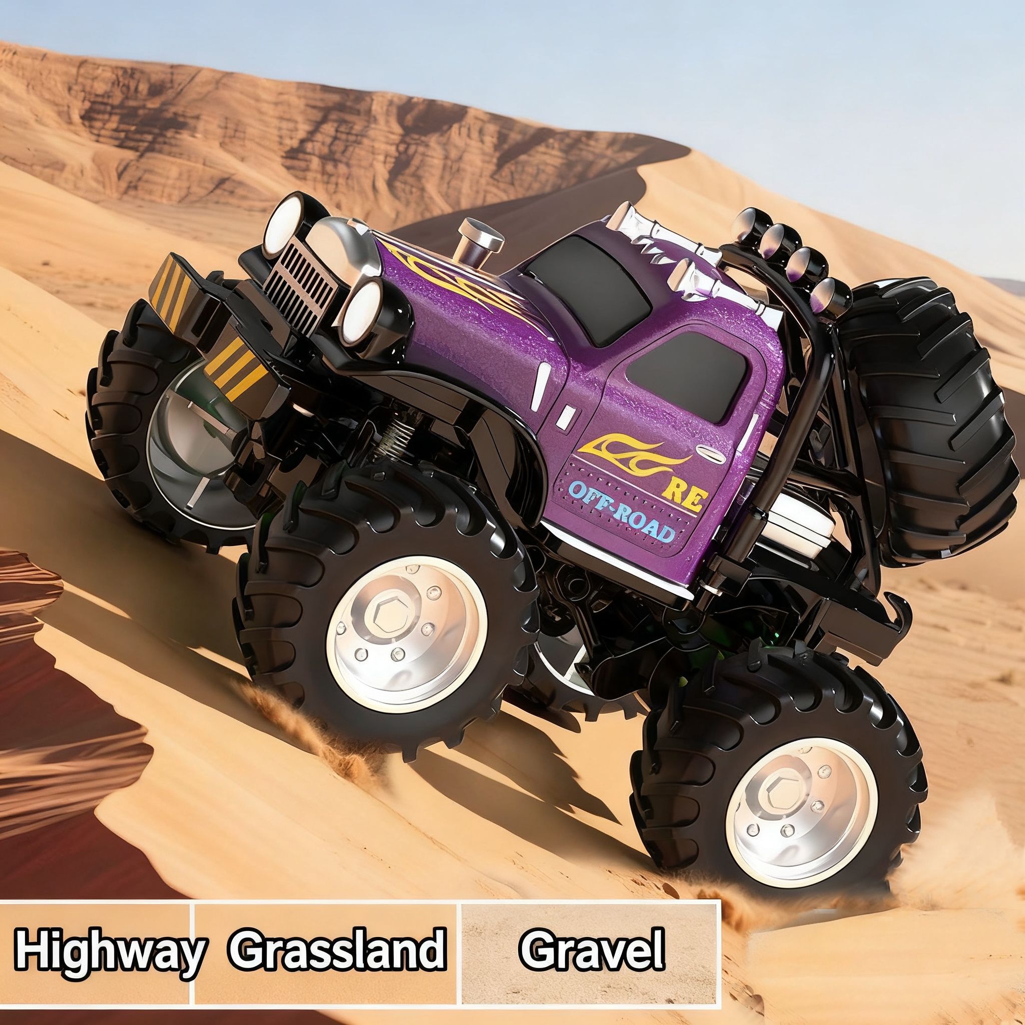 Alloy Mini RC Off-Road Vehicle