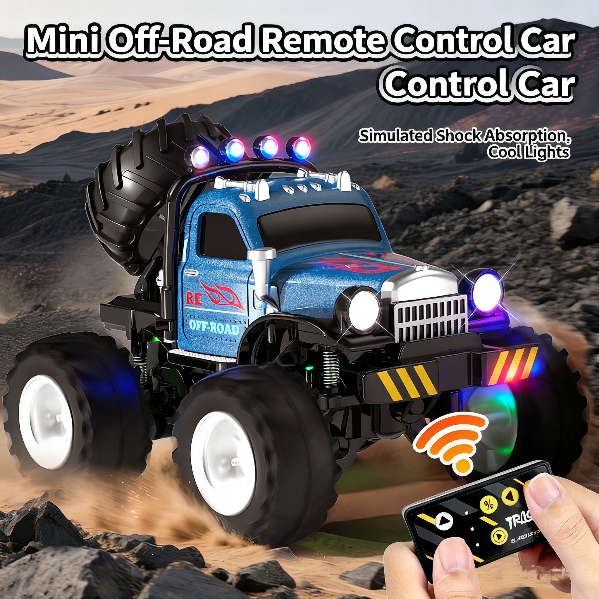 Alloy Mini RC Off-Road Vehicle
